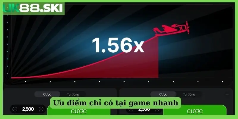 Ưu điểm chỉ có tại game nhanh